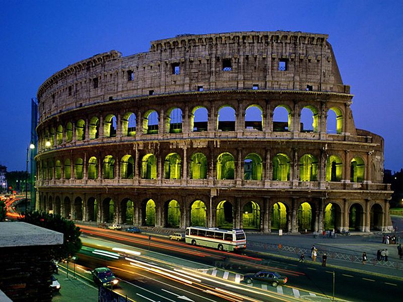 Colosseum In Rome, Italy 